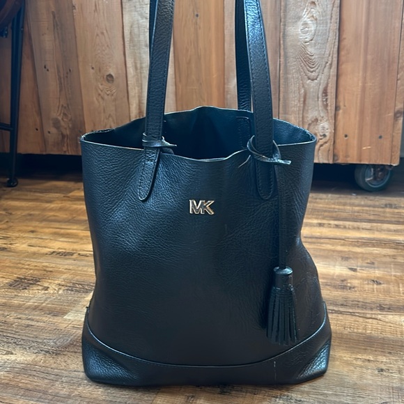 MICHAEL Michael Kors Handbags - Michael Kors black tote and with attached zippered pouch